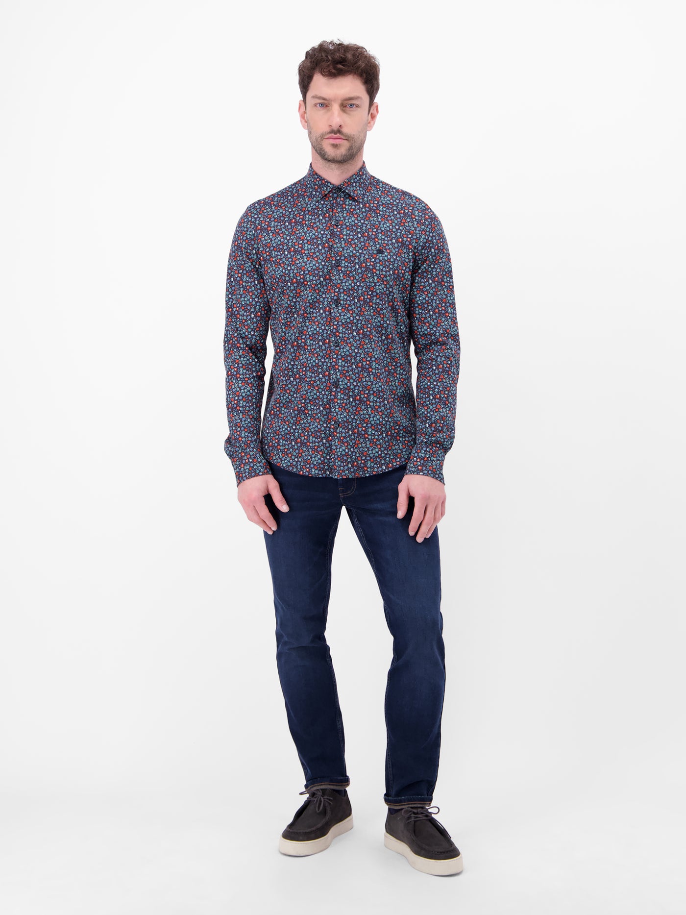 Jerseyhemd mit Haifischkragen - LERROS