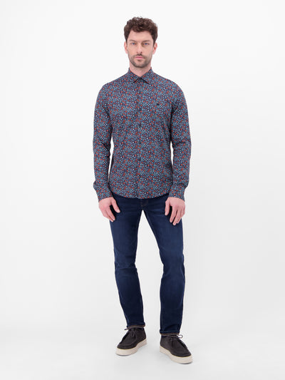 Jerseyhemd mit Haifischkragen - LERROS