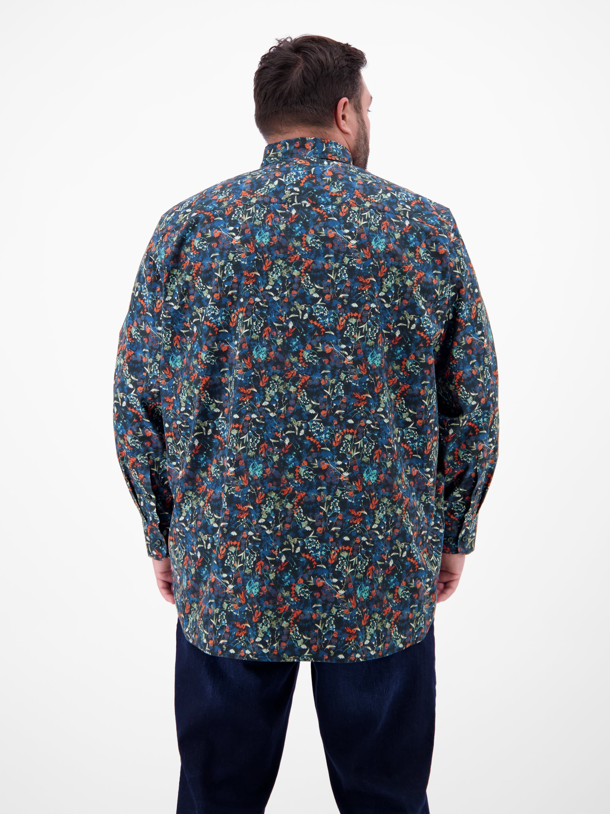 Langarmhemd mit Button-down-Kragen - Langarmhemd