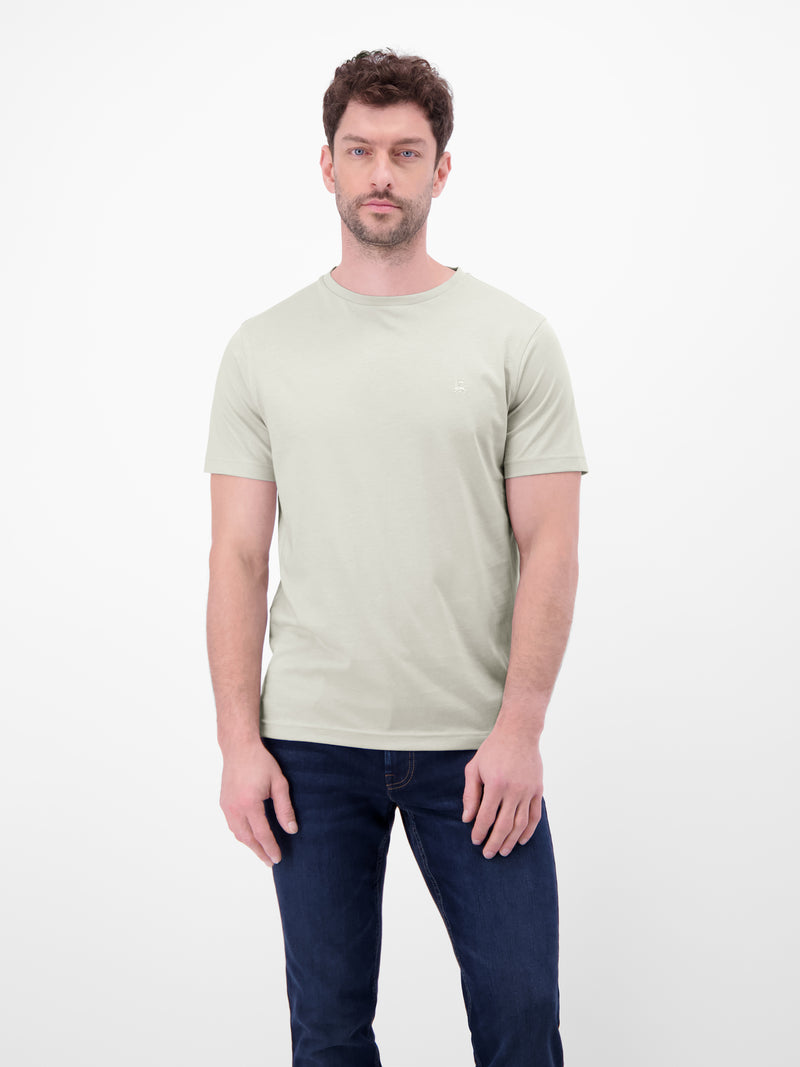 T-Shirt mit Rundhalsausschnitt - LERROS