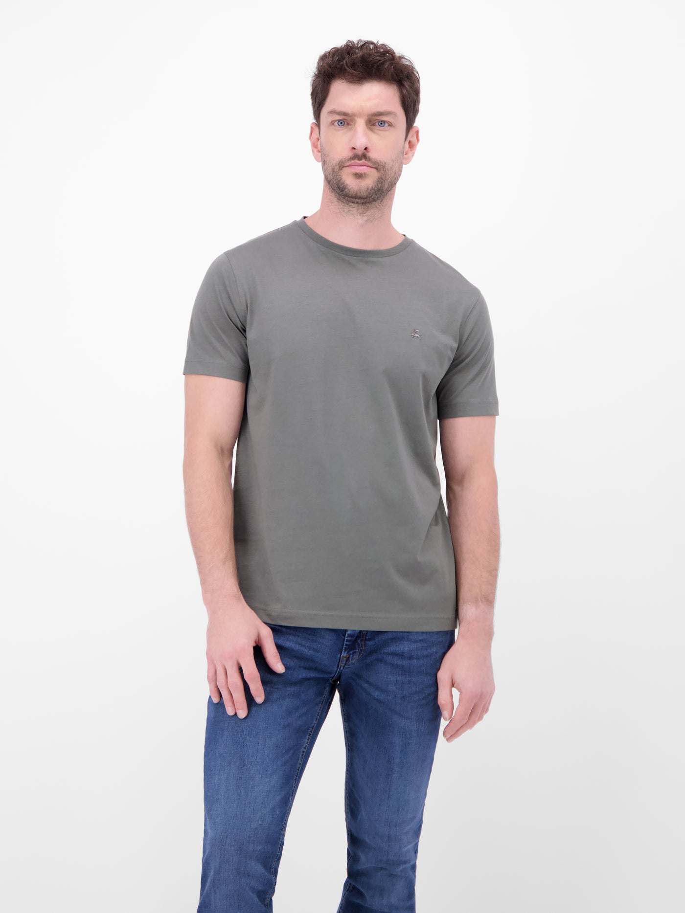 T-Shirt mit Rundhalsausschnitt - LERROS