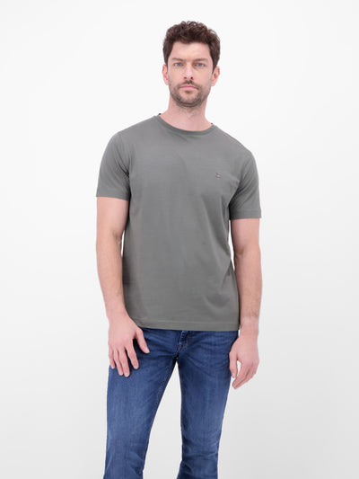 T-Shirt mit Rundhalsausschnitt - LERROS