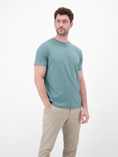 T-Shirt mit Rundhalsausschnitt - LERROS