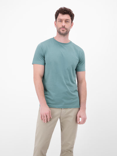 T-Shirt mit Rundhalsausschnitt - LERROS
