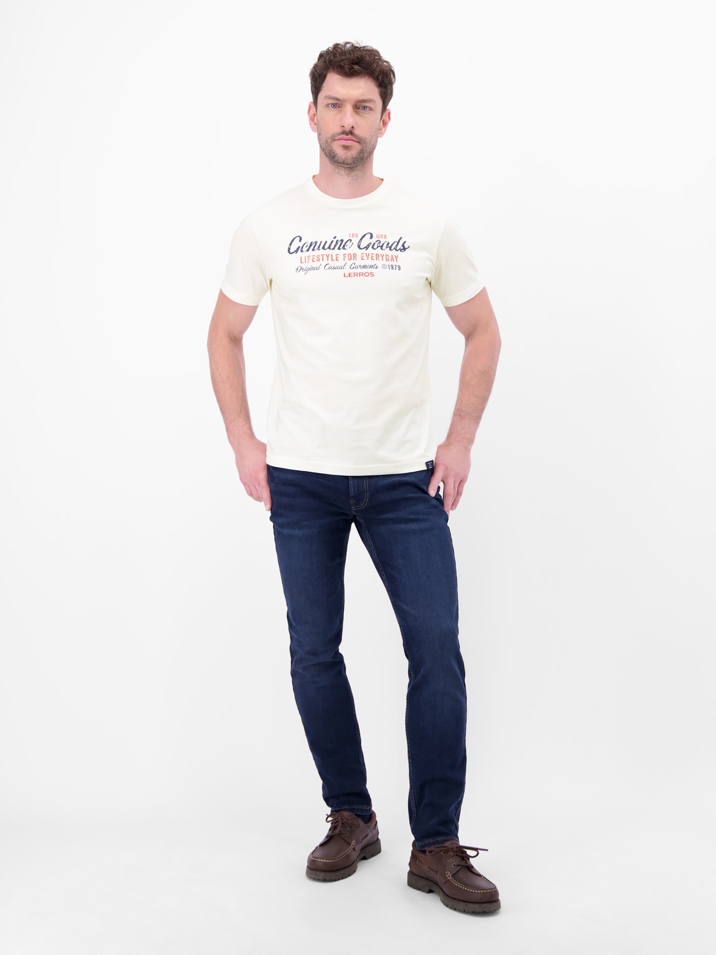 T-Shirt in Jersey-Qualität mit Print - LERROS