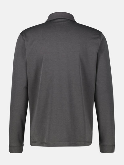 Langarm Polo mit Brusttasche aus Baumwollmix - LERROS