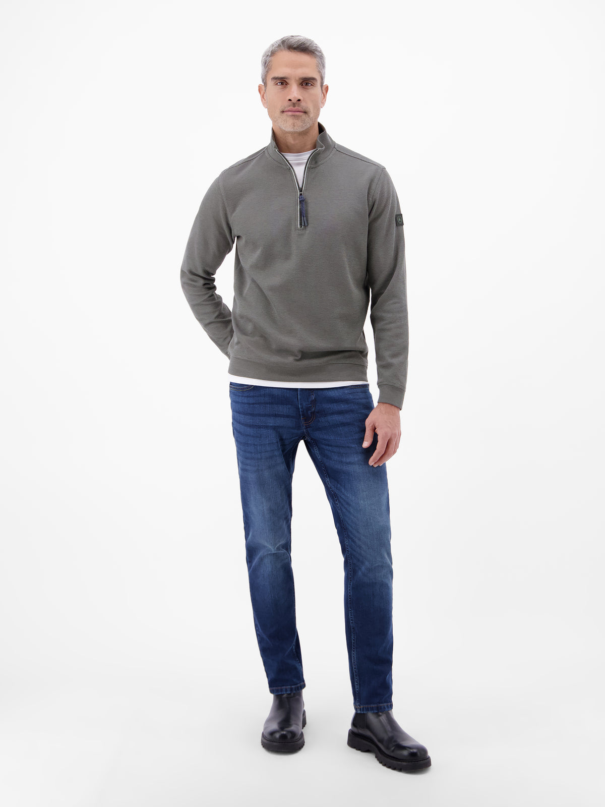 Troyer in hochwertiger Sweatqualität - Sweatshirt