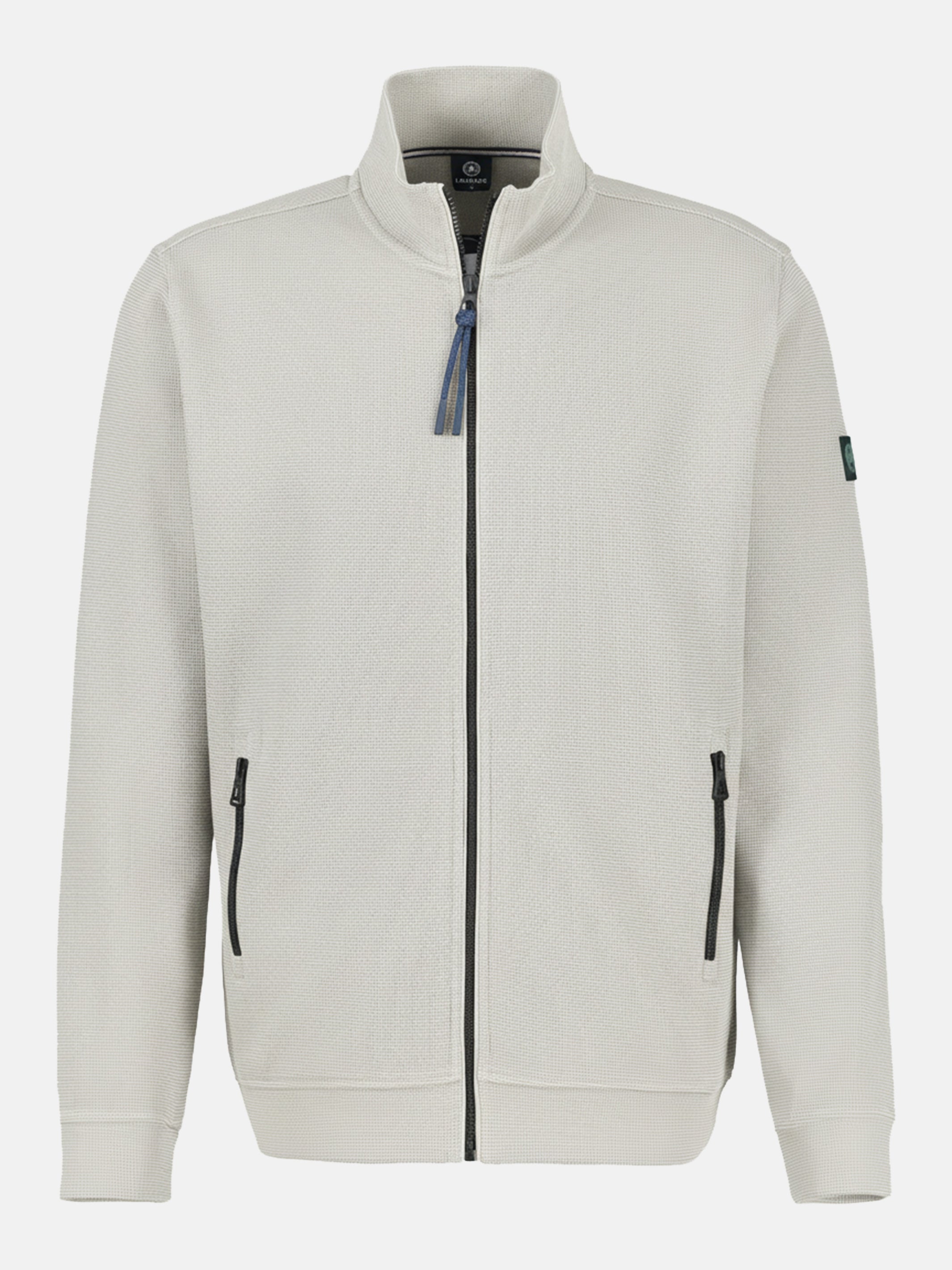 Sweatjacke aus weichem Baumwollmischgewebe - LERROS