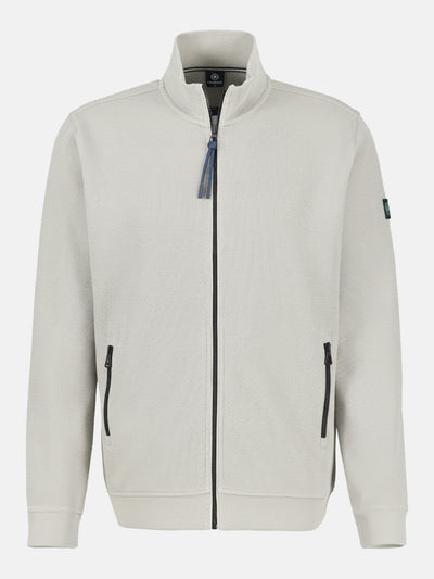 Sweatjacke aus weichem Baumwollmischgewebe - LERROS