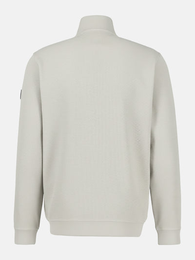 Sweatjacke aus weichem Baumwollmischgewebe - LERROS