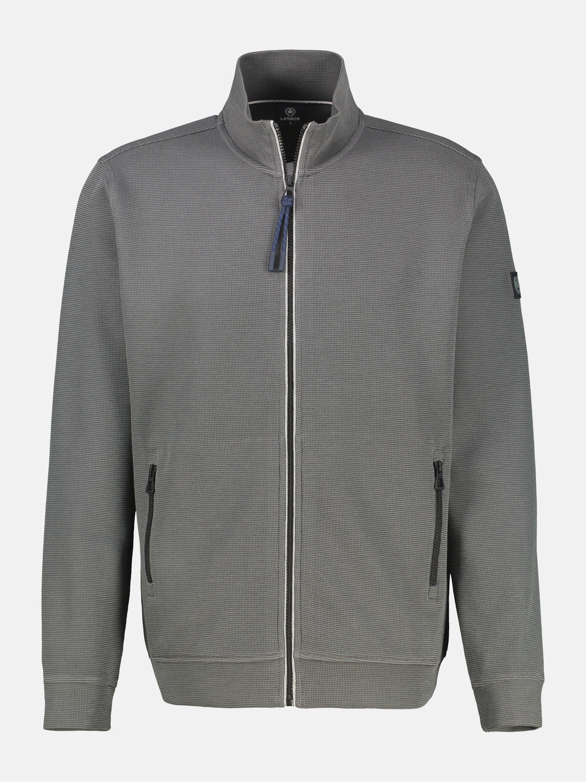 Sweatjacke aus weichem Baumwollmischgewebe - LERROS
