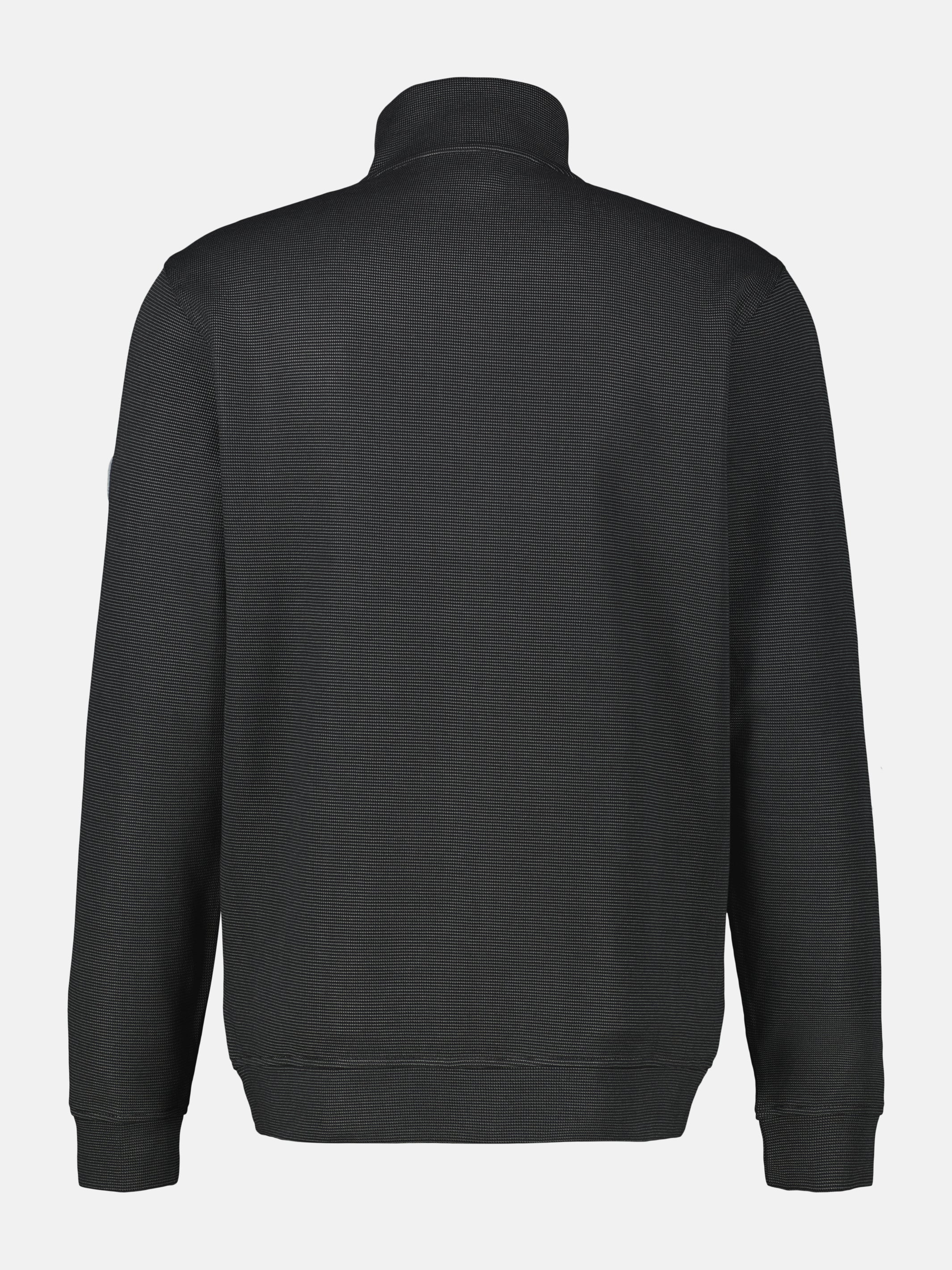 Sweatjacke aus weichem Baumwollmischgewebe - LERROS