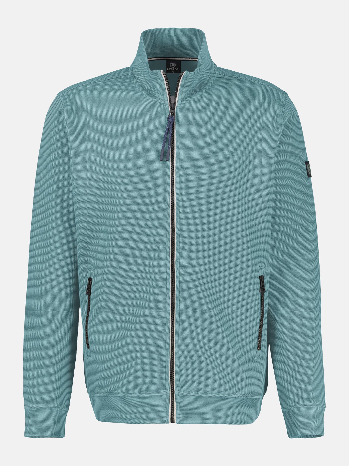 Sweatjacke aus weichem Baumwollmischgewebe - LERROS