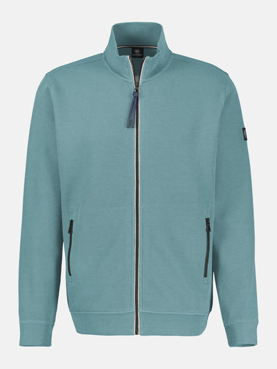 Sweatjacke aus weichem Baumwollmischgewebe - LERROS