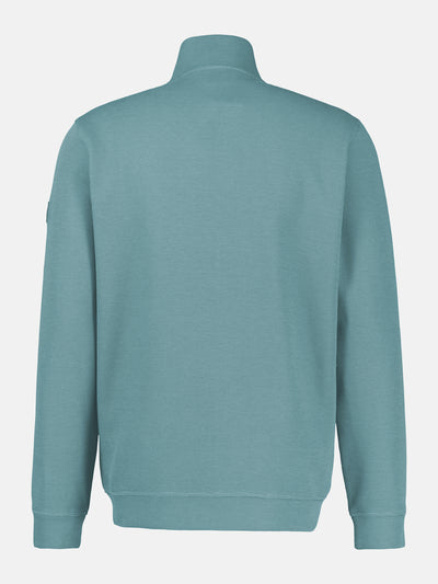 Sweatjacke aus weichem Baumwollmischgewebe - LERROS