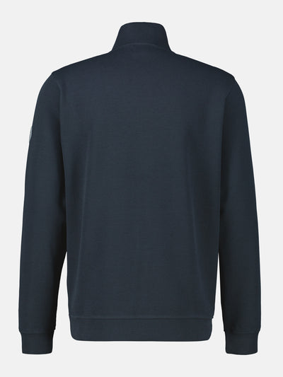 Sweatjacke aus weichem Baumwollmischgewebe - LERROS