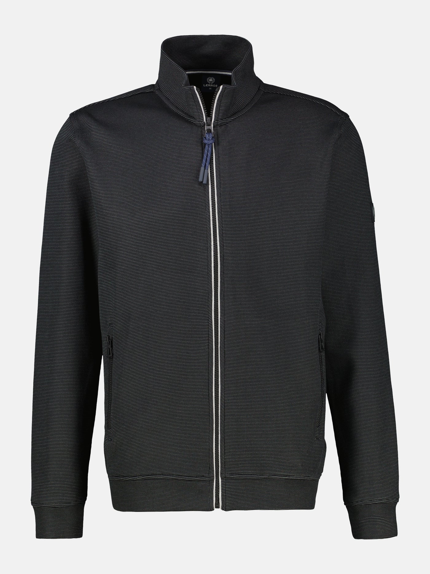 Sweatjacke aus Baumwollmischgewebe - LERROS