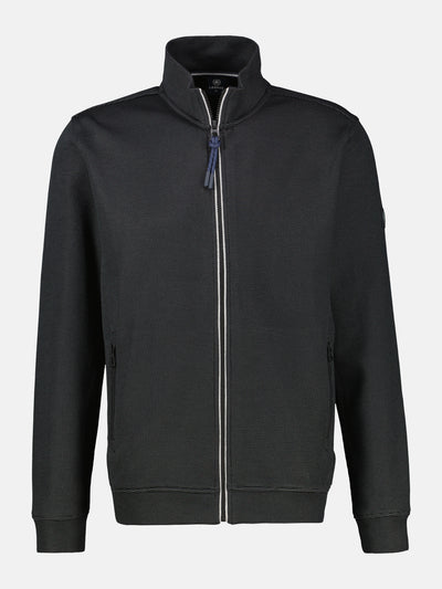 Sweatjacke aus Baumwollmischgewebe - LERROS