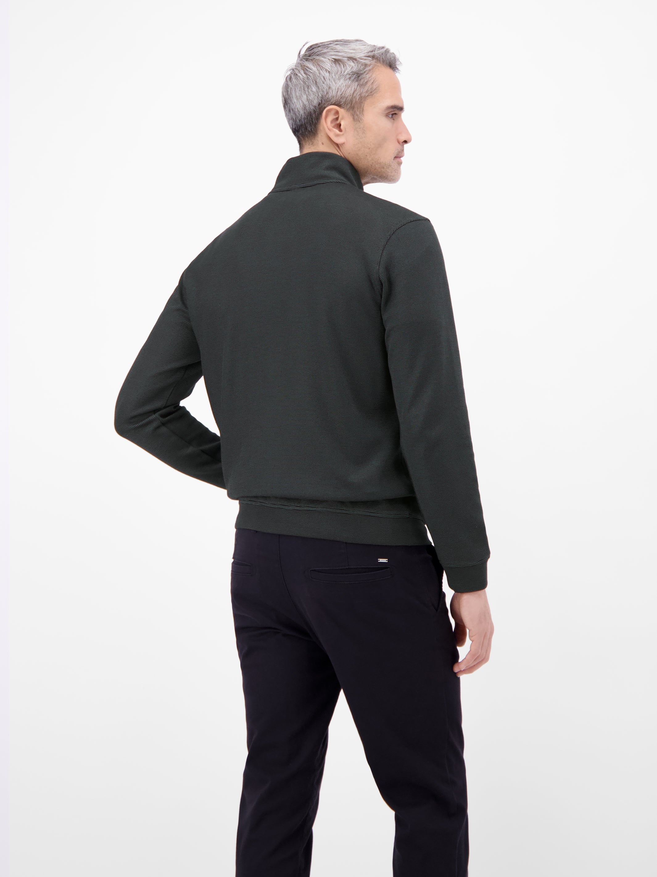 Sweatjacke aus Baumwollmischgewebe - Sweatjacke