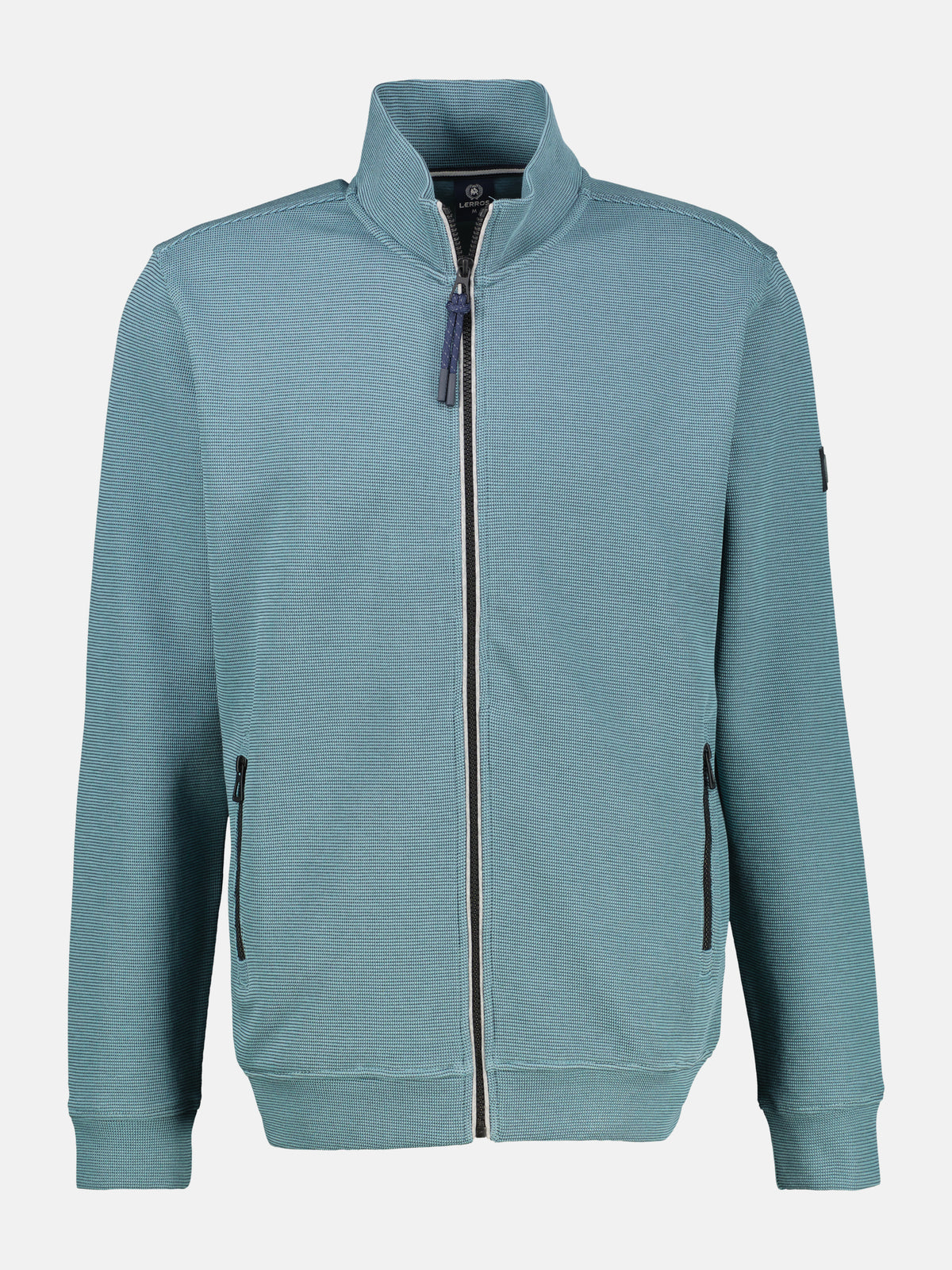 Sweatjacke aus Baumwollmischgewebe - LERROS