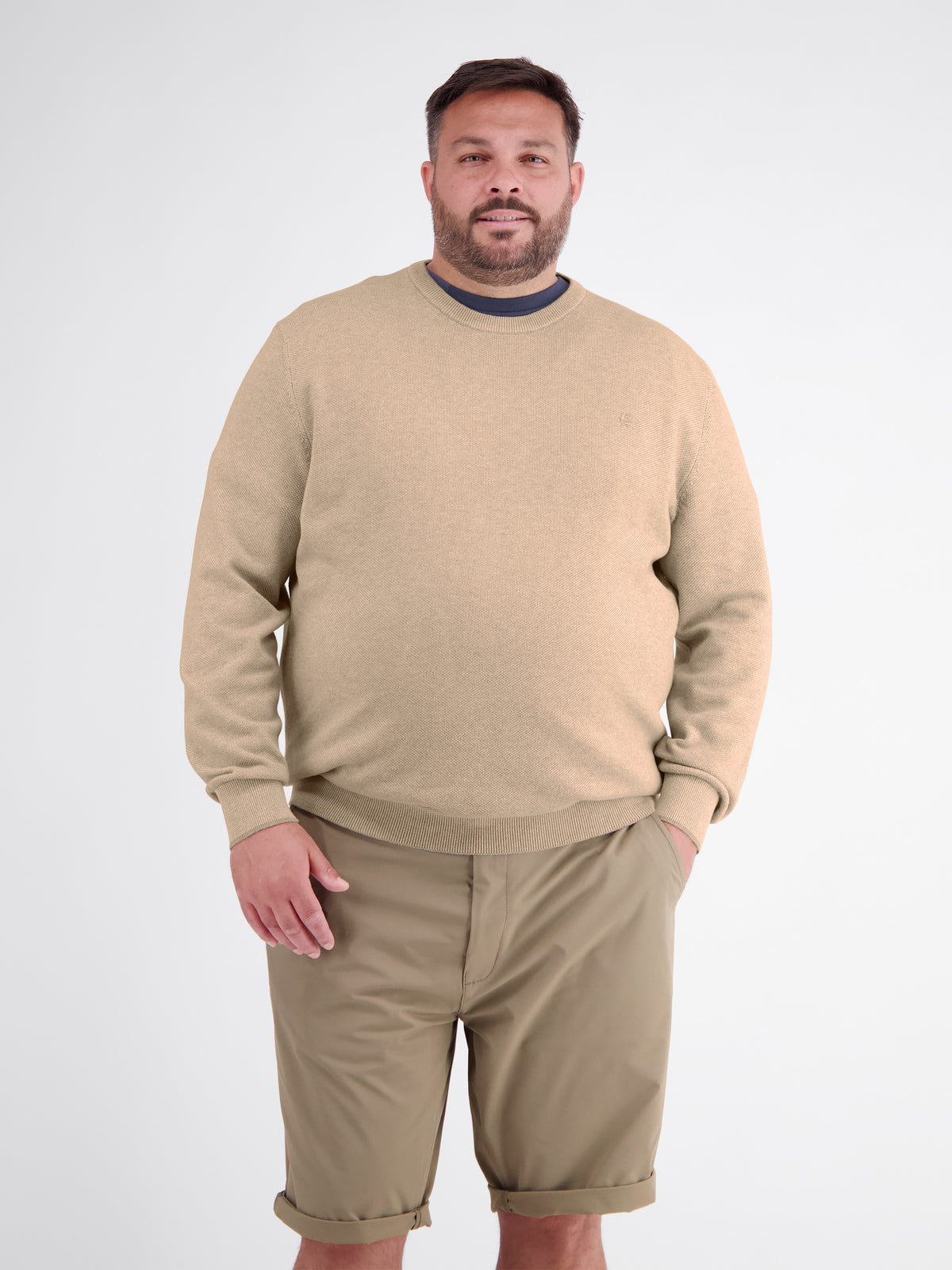 Sweatshirt in a sporty 2-tone look