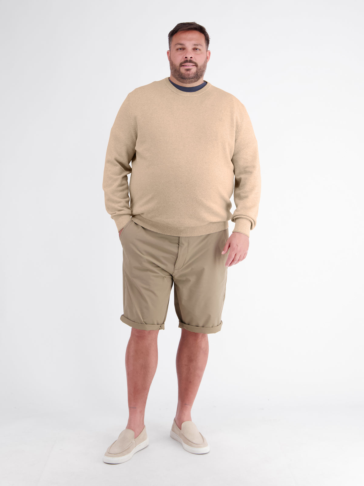Sweatshirt in a sporty 2-tone look