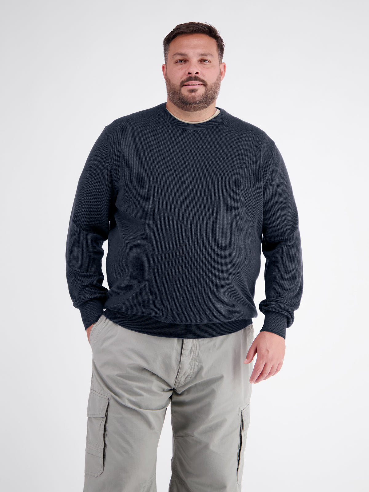 Sweatshirt in a sporty 2-tone look