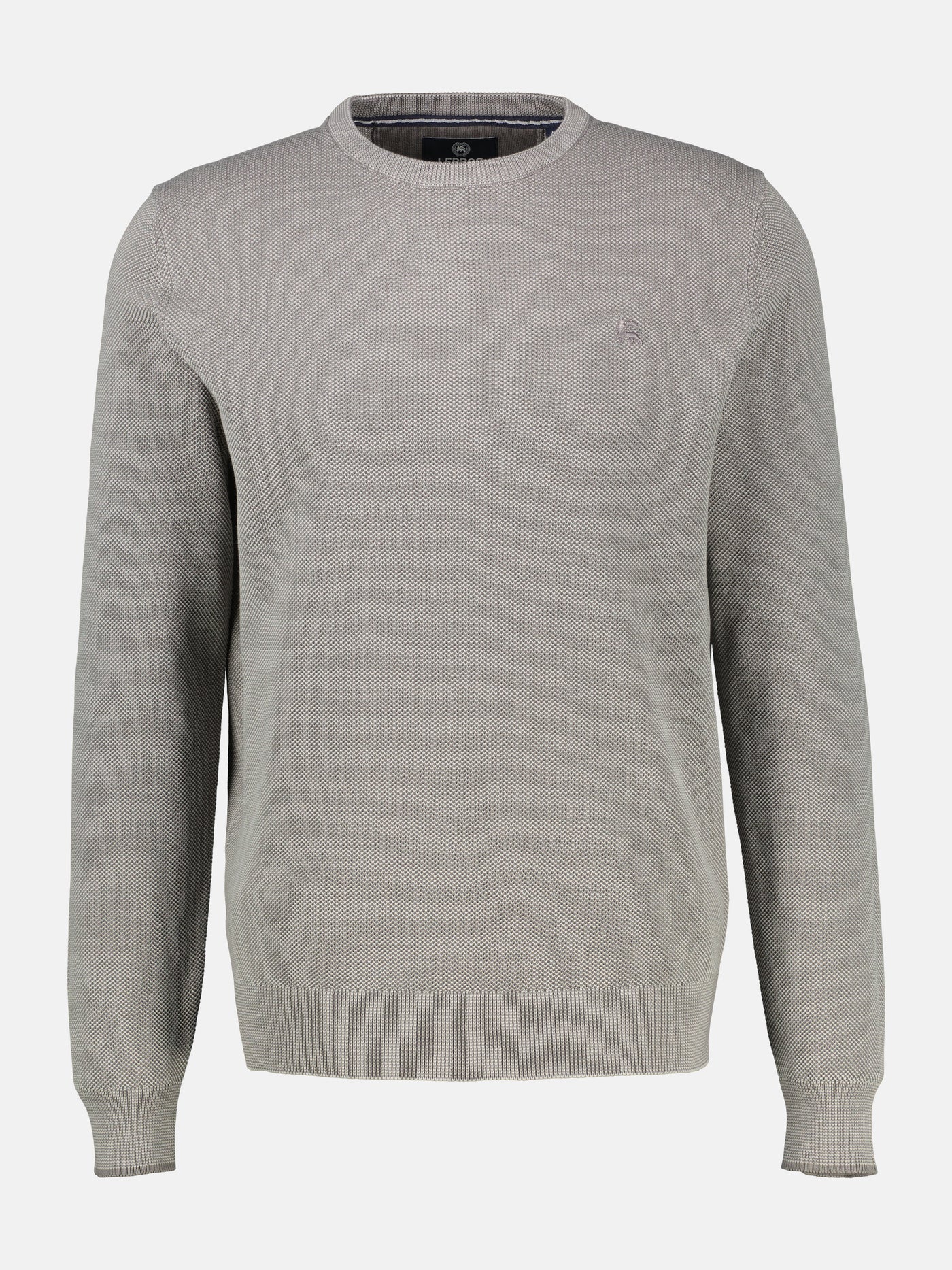 Strickpullover in sportiver 2-Tone-Optik - LERROS