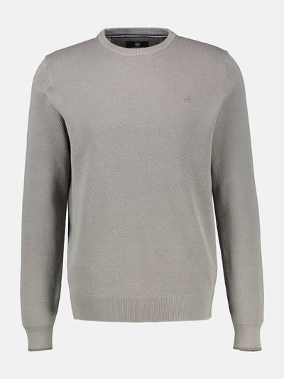 Strickpullover in sportiver 2-Tone-Optik - LERROS