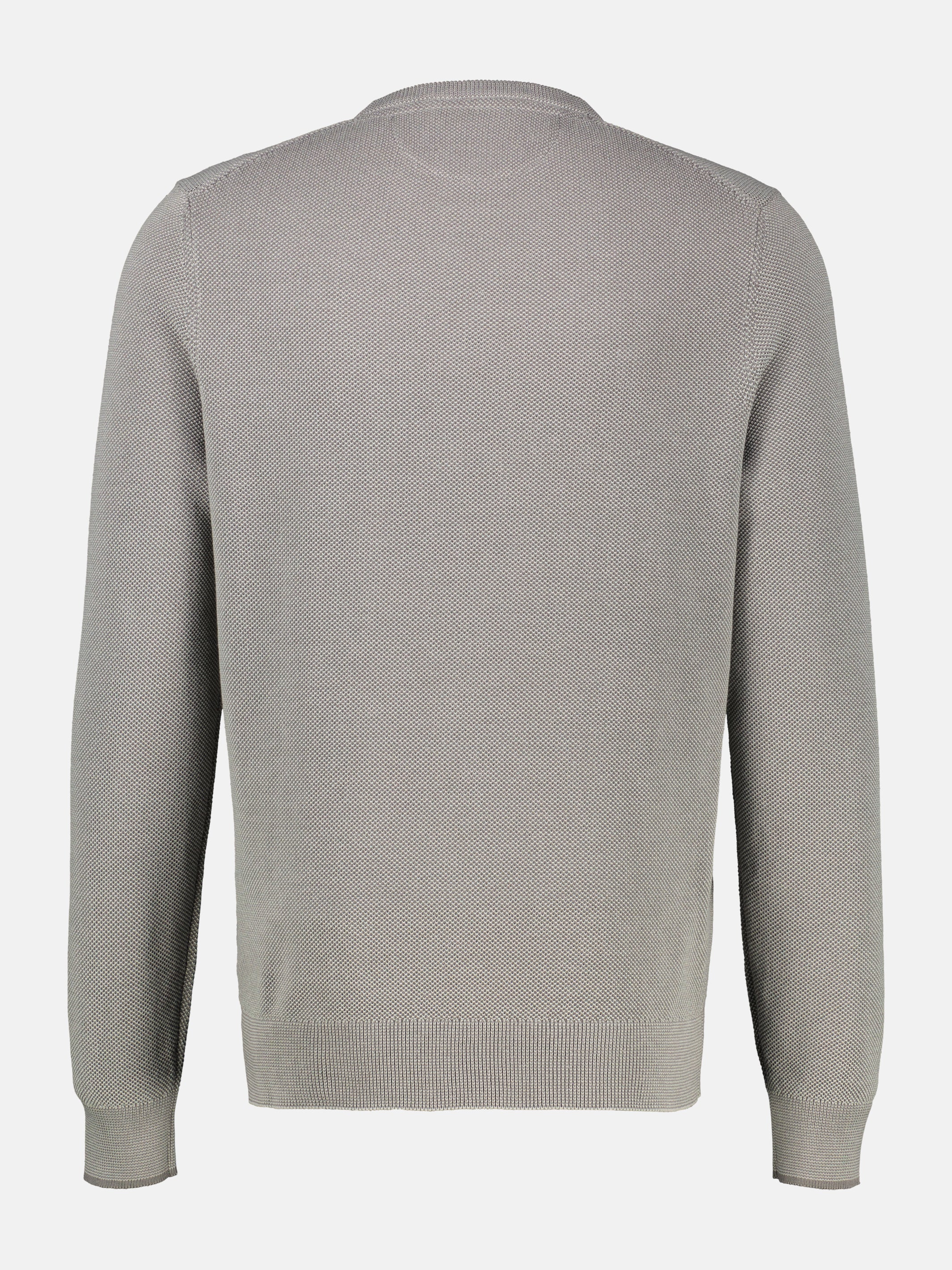 Strickpullover in sportiver 2-Tone-Optik - LERROS