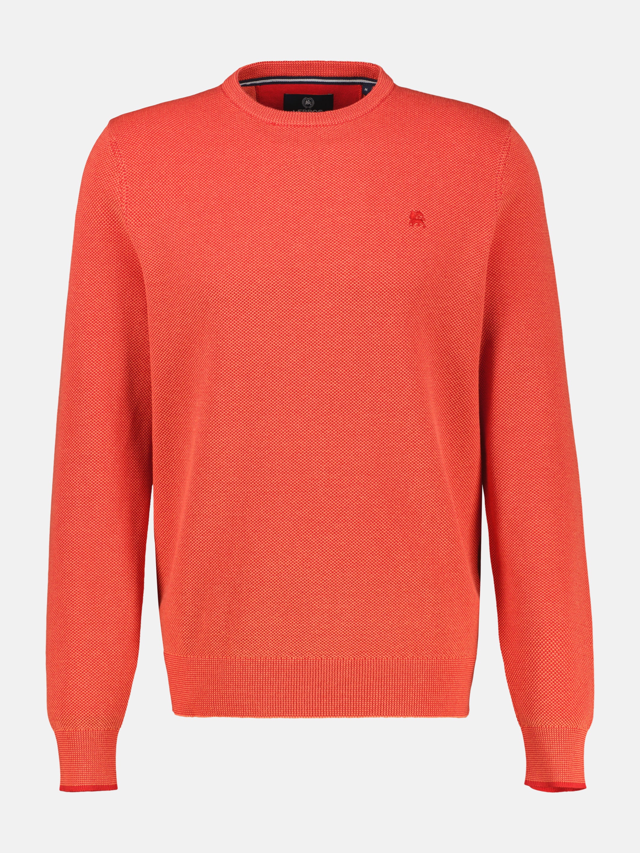 Strickpullover in sportiver 2-Tone-Optik - LERROS