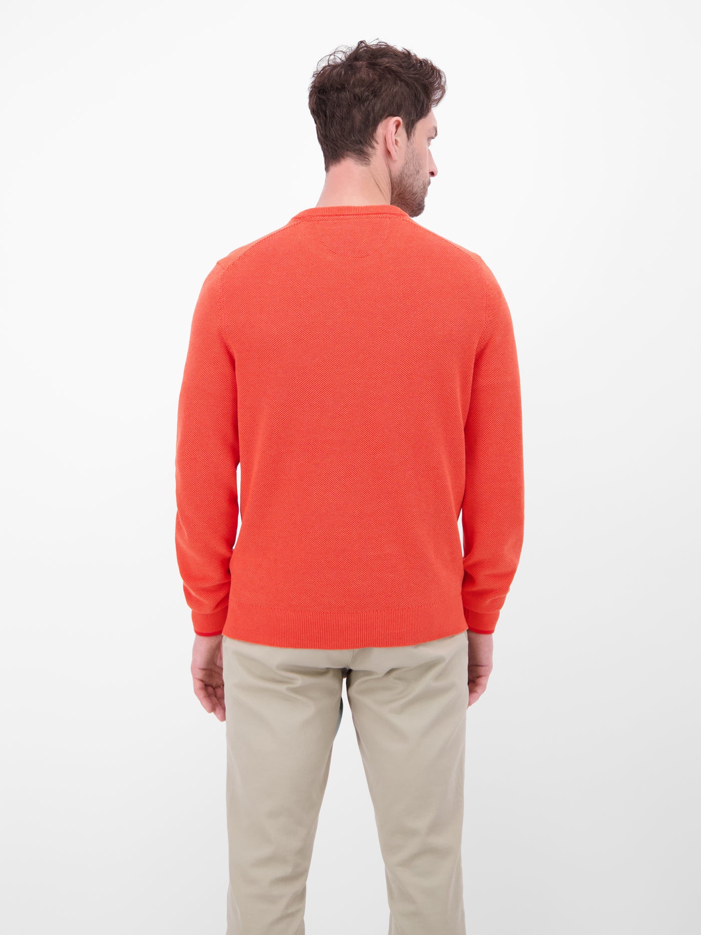 Strickpullover in sportiver 2-Tone-Optik - LERROS