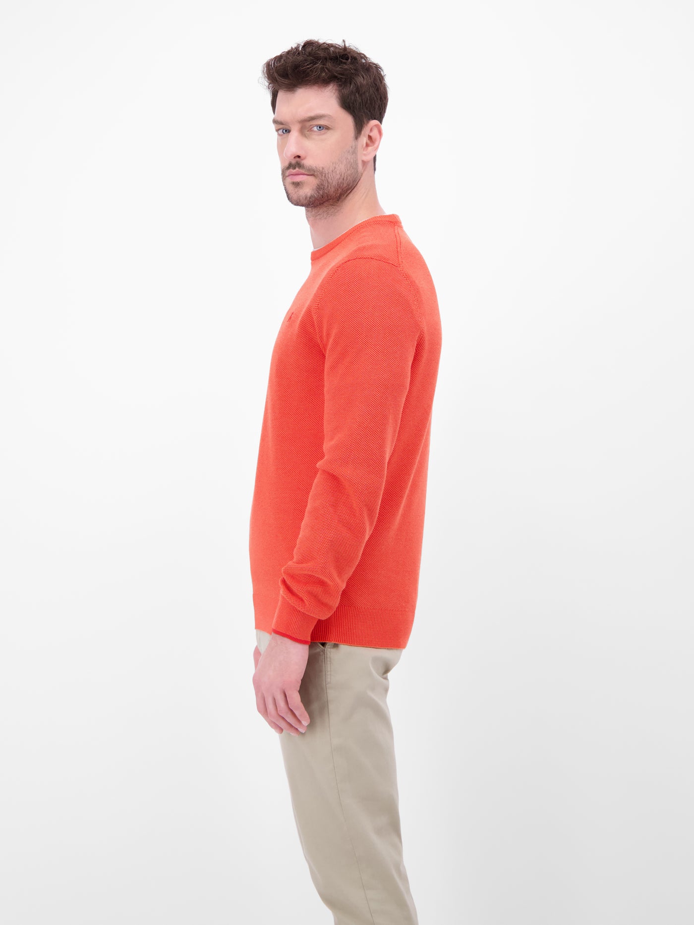Strickpullover in sportiver 2-Tone-Optik - LERROS