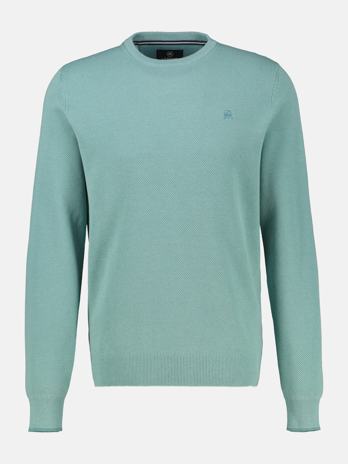 Strickpullover in sportiver 2-Tone-Optik - LERROS