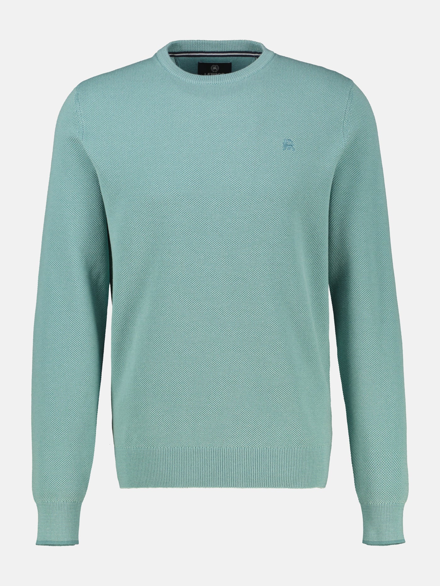 Strickpullover in sportiver 2-Tone-Optik - LERROS