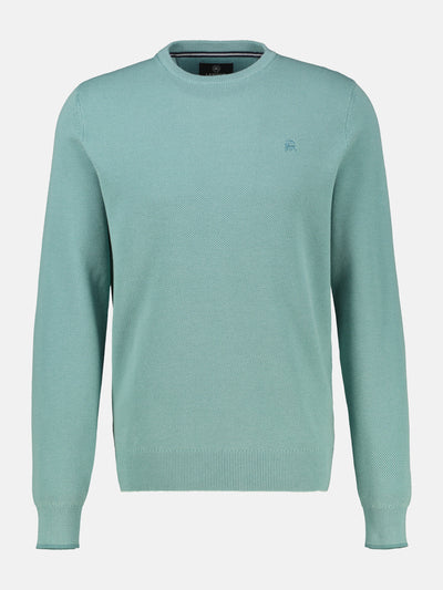 Strickpullover in sportiver 2-Tone-Optik - LERROS