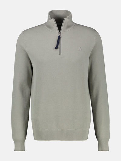 Troyer aus 100% Baumwolle in Strukturqualität - LERROS