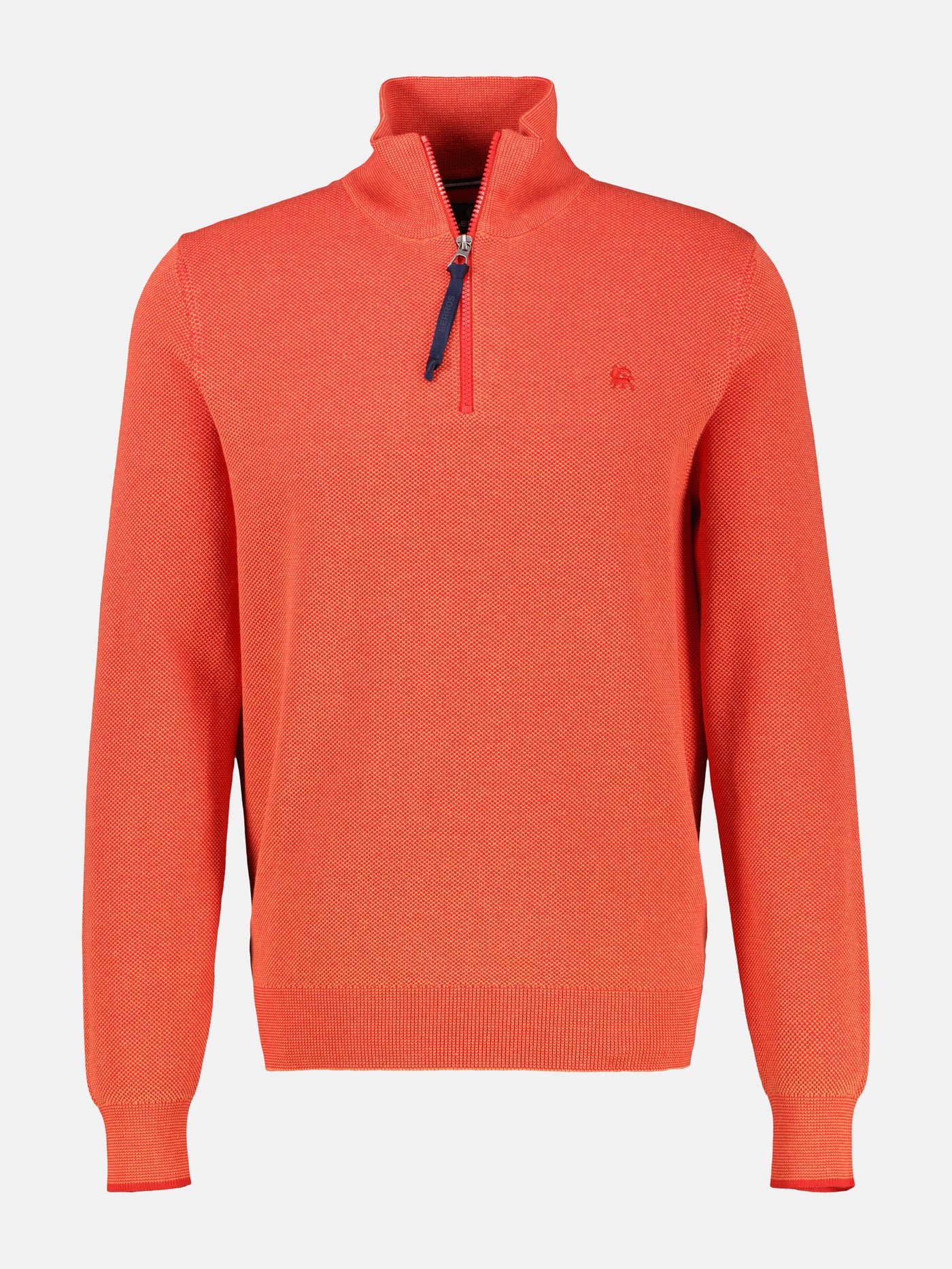 Troyer aus 100% Baumwolle in Strukturqualität - LERROS