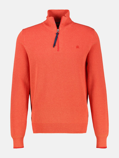 Troyer aus 100% Baumwolle in Strukturqualität - LERROS