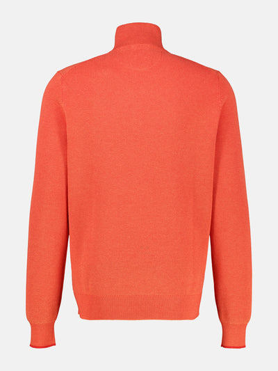 Troyer aus 100% Baumwolle in Strukturqualität - LERROS