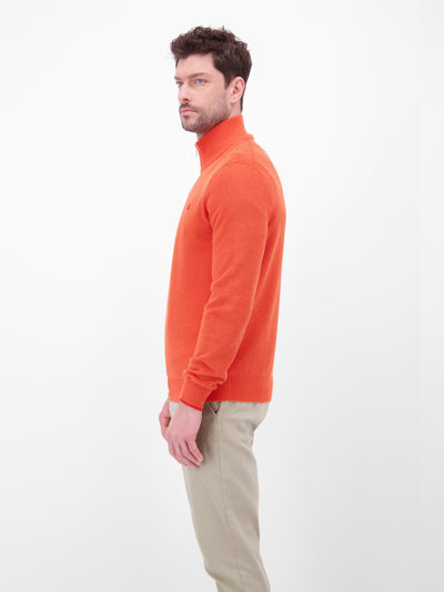 Troyer aus 100% Baumwolle in Strukturqualität - LERROS