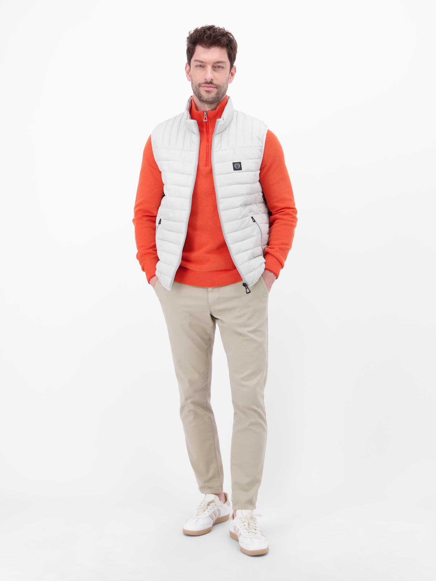 Troyer aus 100% Baumwolle in Strukturqualität - LERROS