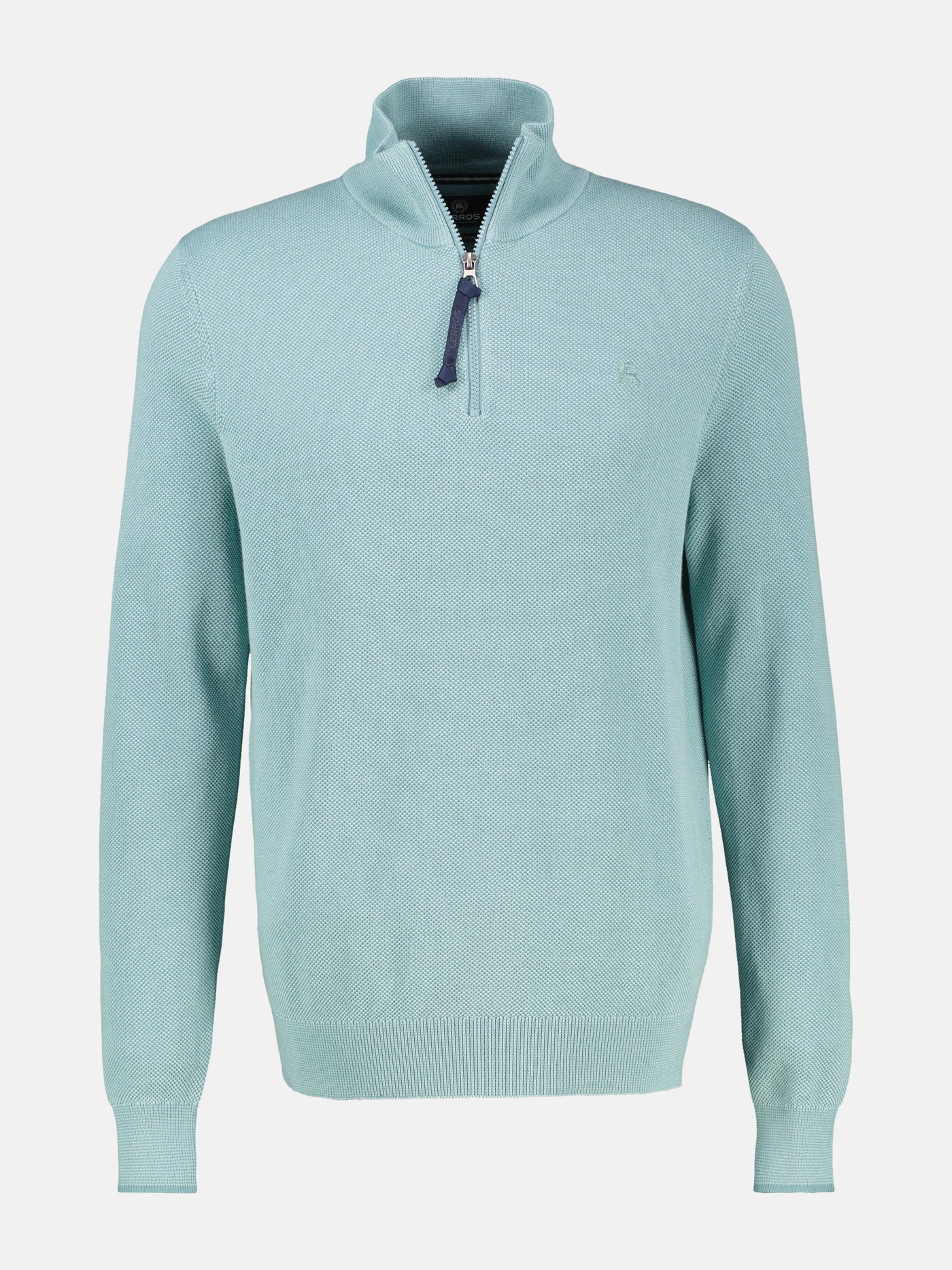 Troyer aus 100% Baumwolle in Strukturqualität - LERROS