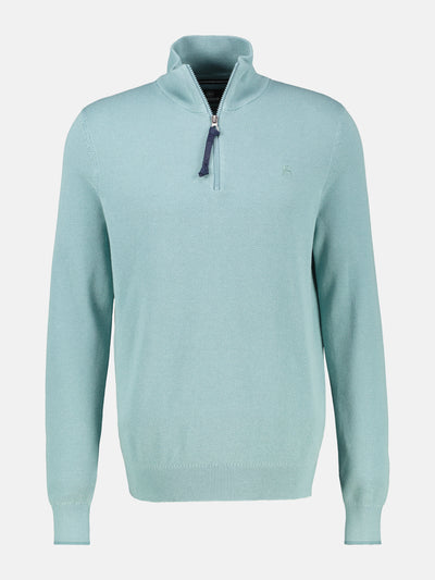 Troyer aus 100% Baumwolle in Strukturqualität - LERROS