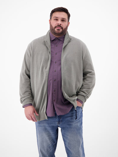 Strickjacke in sportiver 2-Tone-Optik - LERROS