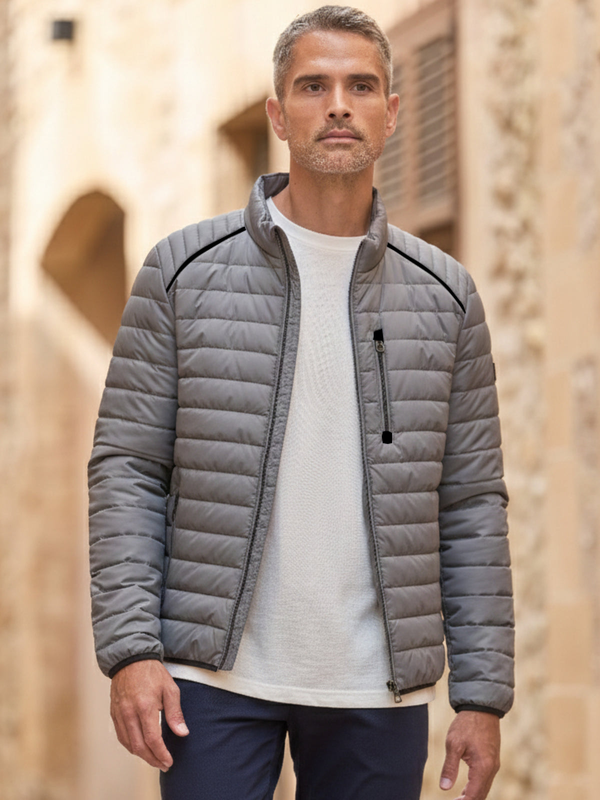 Steppjacke im Blouson-Stil für Herren - Steppjacke