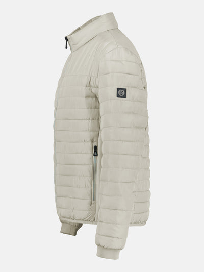 Quilted jacket, wind and water repellent, lined