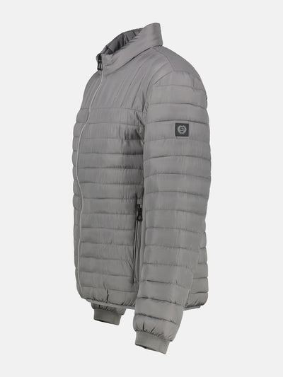 Quilted jacket, wind and water repellent, lined