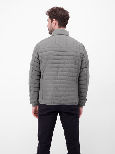 Quilted jacket, wind and water repellent, lined