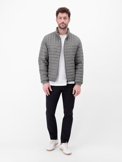 Quilted jacket, wind and water repellent, lined